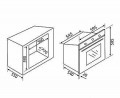 kích thước Lò nướng Malloca EB - 56ERCDG - 8C11R