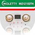 Đèn sưởi nhà tắm 2 bóng Moletty MLT 2102TH