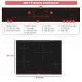 Bếp từ Bosch 4 vùng nấu PIE875DC1E Serie 8 lắp âm