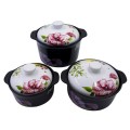 Bộ 3 Nồi Sứ ROYALCOOKS SANTA ROSA IHRC-SET03