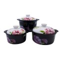Bộ 3 Nồi Sứ ROYALCOOKS SANTA ROSA IHRC-SET03