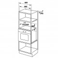 Lò vi sóng kết hợp nướng âm tủ Hafele 32 lít 535.34.020