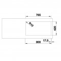 Chậu BLANCO INOX QUATRUS R15 285/435-IU 570.27.160