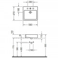 Bồn rửa Lavabo Hafele Đặt Bàn Vero 600x470mm