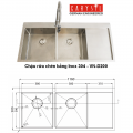 Chậu rửa inox Carysil VN-D200