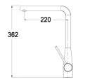 Vòi rửa chén Dudoff Swan 515