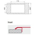 Chậu rửa bát inox Pyramis AMALTIA (79X50) 2B (107132501)