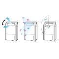 Hình ảnh Sharp DW-D12A-W hoạt động