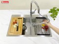 Kích thước Chậu rửa chén bát Konox Topmount Series KN8250TD