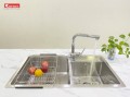 Kích thước Chậu rửa chén bát Konox Overmount Series KN7847DO