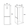 Tủ lạnh đơn ngăn đá dưới Hafele H-BF234 534.14.230