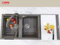 Hình ảnh Chậu rửa bát Konox Granite Livello 1160 Grey