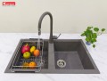 Địa chỉ Chậu rửa bát Konox Granite Phoenix 860 Grey