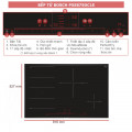 Bếp từ Bosch 4 vùng nấu PXE875DC1E lắp âm