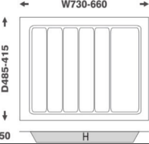 Bộ khay chia cho tủ bếp Thùng tủ 800mm IMUNDEX 7806919