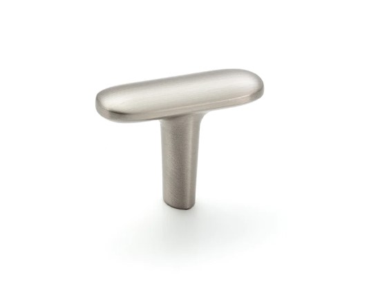 Tay nắm tủ Hafele màu mạ niken mờ 46mm 106.70.122