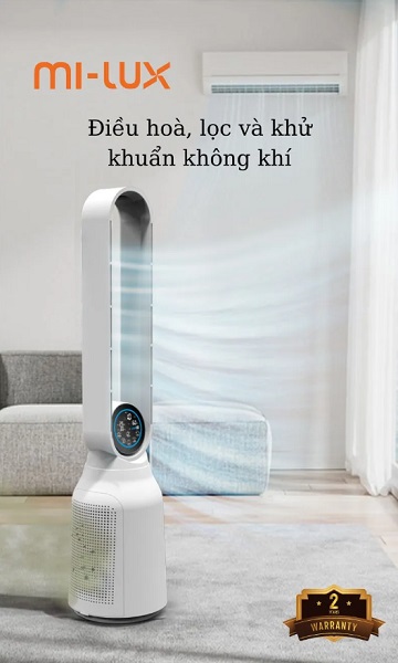 Quạt Không Cánh Xiaomi Mi-lux A4 lọc không khí khử mùi