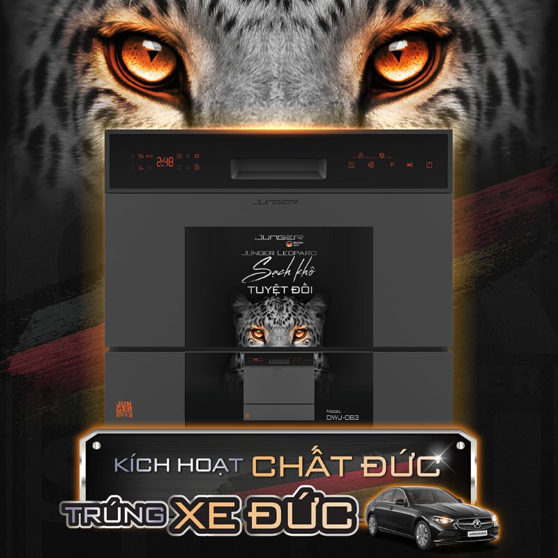 Máy rửa bát mini Junger Model DWJ-063