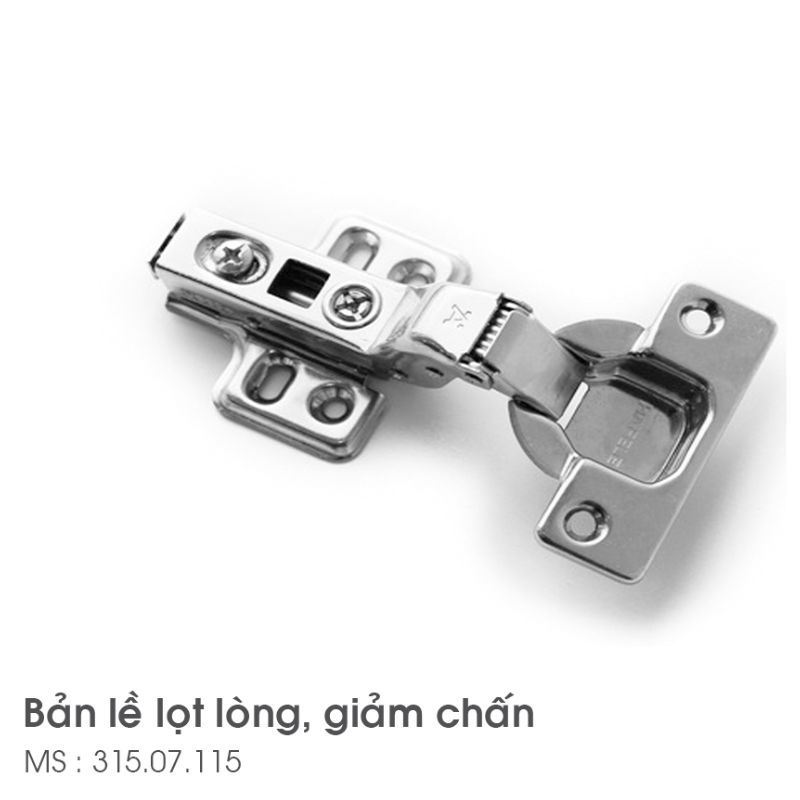 Bản lề lọt lòng Metalla SM 110° giảm chấn Hafele 315.07.115