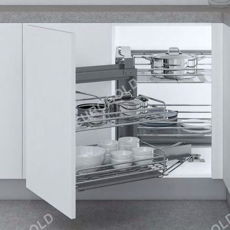 Giá liên hoàn oval, ray giảm chấn Eurogold ELO101L