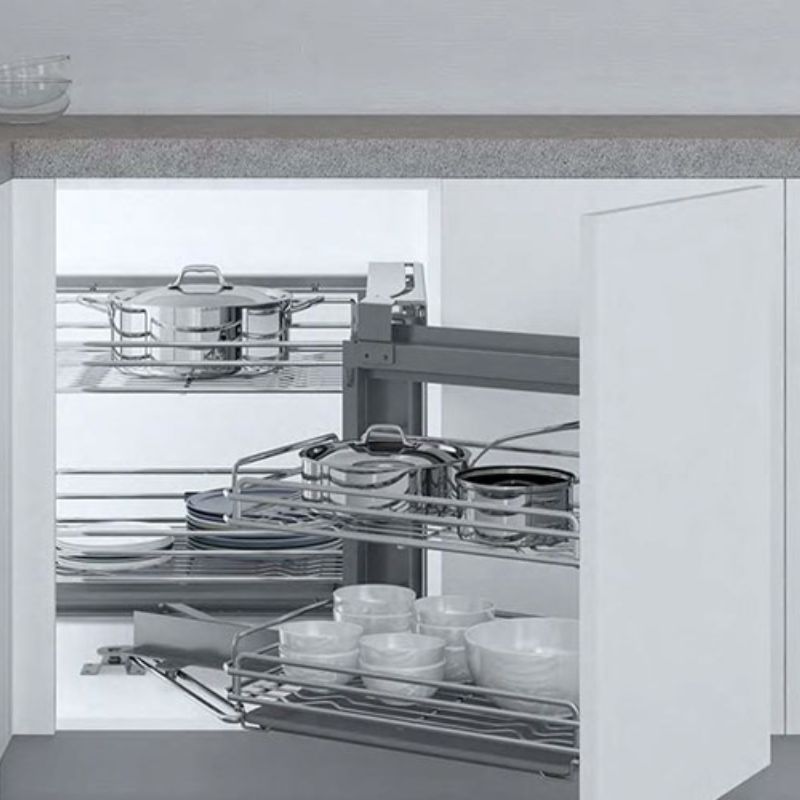 Giá liên hoàn oval, ray giảm chấn Eurogold ELO102R