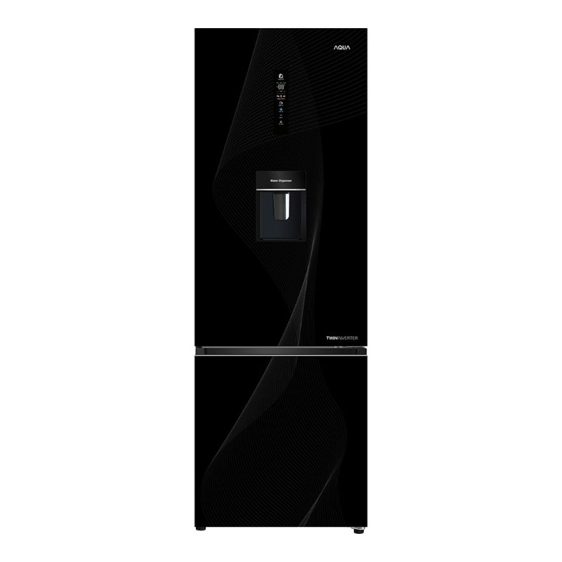 Tủ lạnh 2 cánh ngăn đá dưới Inverter 320 lít Aqua AQR-B380MA(WGP)U1