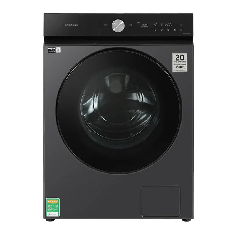 Máy giặt Samsung Bespoke AI Inverter 14 kg WW14BB944DGBSV cửa trước