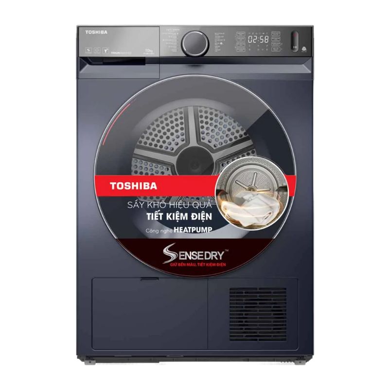 Máy Sấy Bơm Nhiệt Toshiba Inverter 10 Kg TD-BK110GHV(MK)