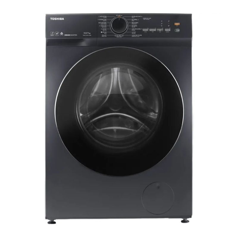 Máy Giặt Sấy Toshiba Inverter Giặt 10.5 Kg – Sấy 7 Kg TWD-T21BU115UWV(MG)