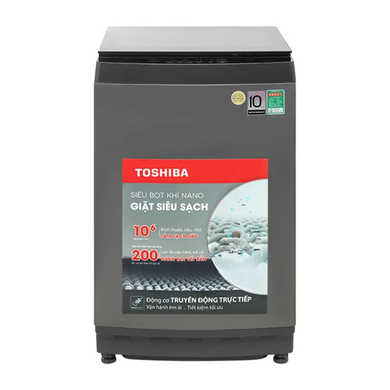 Máy Giặt Toshiba Inverter 15 Kg AW-DUM1600LV(SG) cửa trên