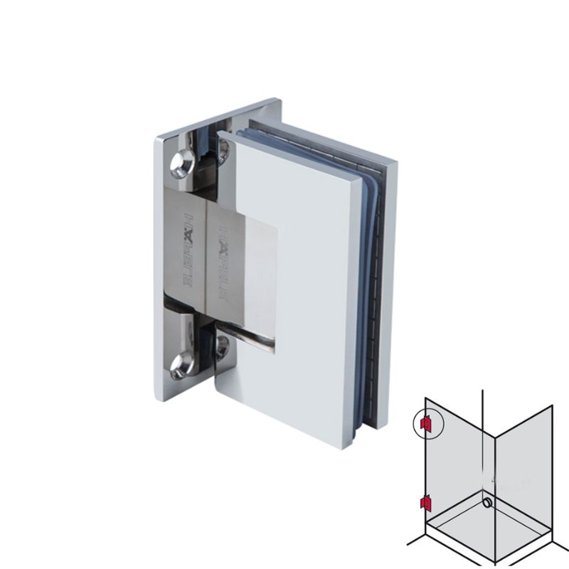 Bản Lề Cửa Phòng Tắm Kính 90° Hafele 499.05.804