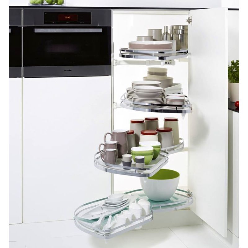 Bộ Rổ Góc Lemans II Xoay Phải Hafele 541.32.672