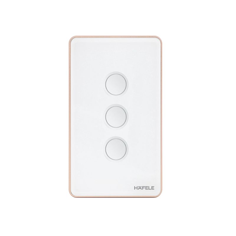 Công Tắc Đèn Thông Minh 3 Gang Hafele 820.71.005