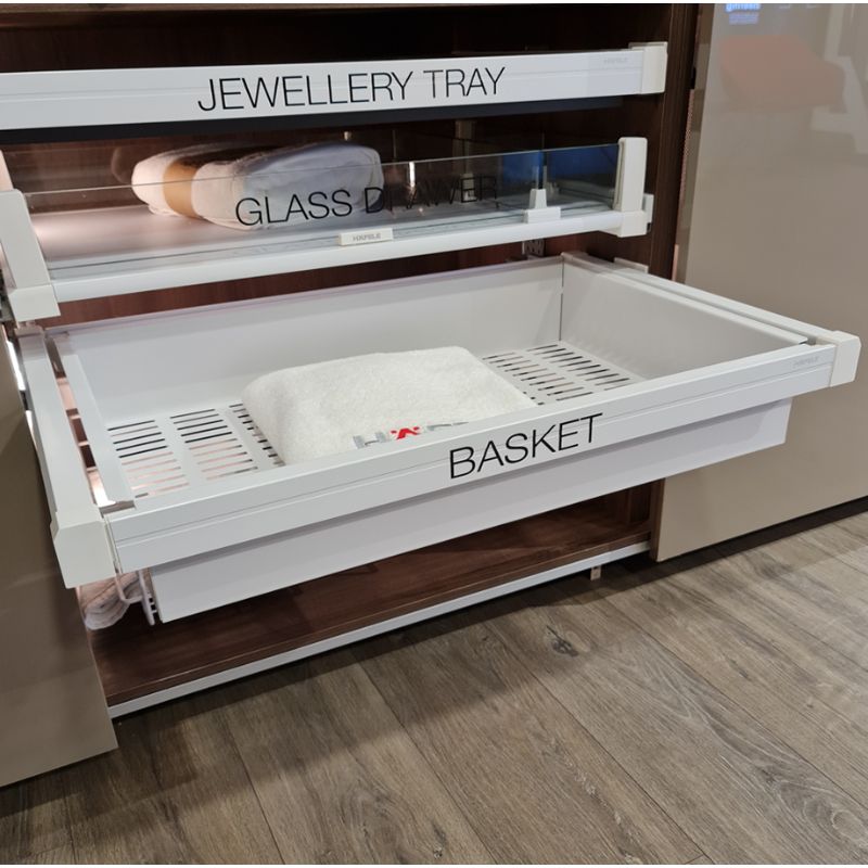 Rổ Kim Loại 600mm Màu Trắng Hafele 807.95.851