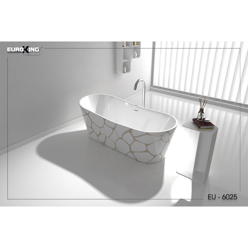 Bồn tắm Cindy EuroKing không massage EU-6025 HOA
