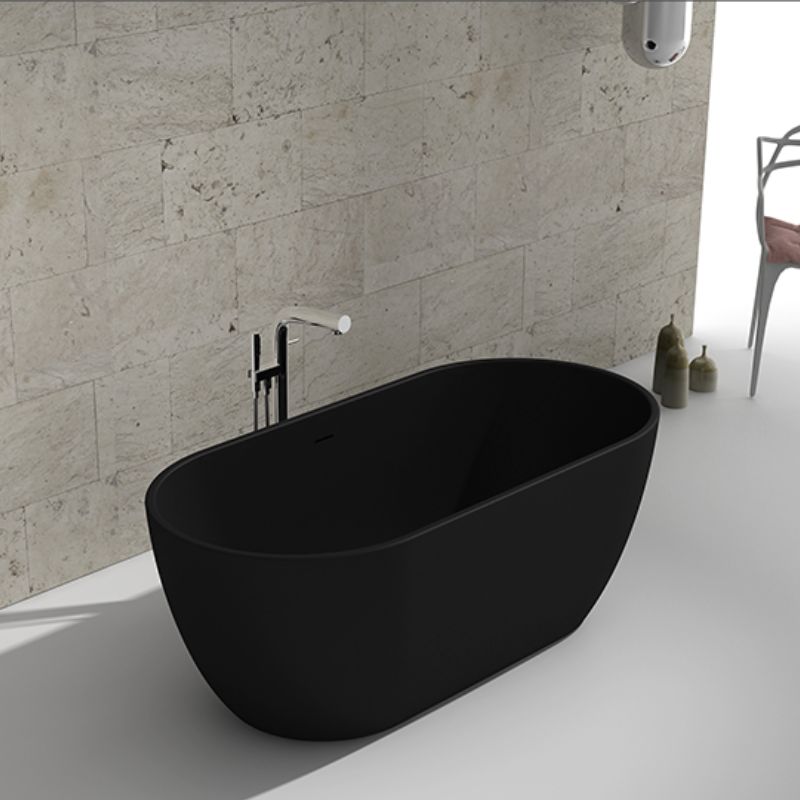 Bồn tắm Diva EuroKing không massage EU-6024-1650 Nhám/Đen