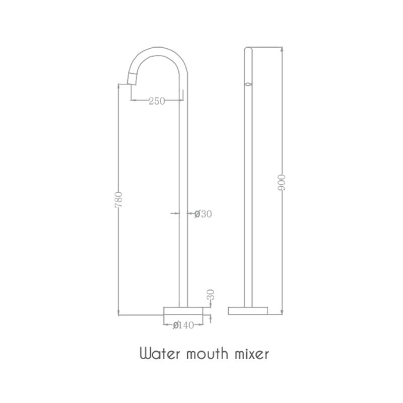 Vòi sen tắm gắn bồn EuroKing EU-61016