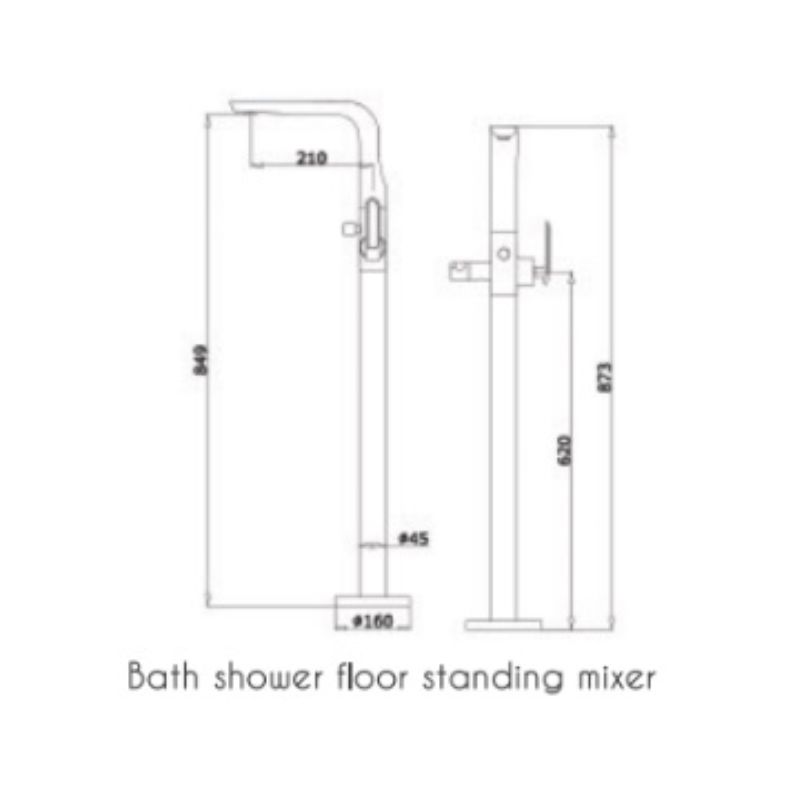 Vòi sen tắm gắn bồn EuroKing EU-8131