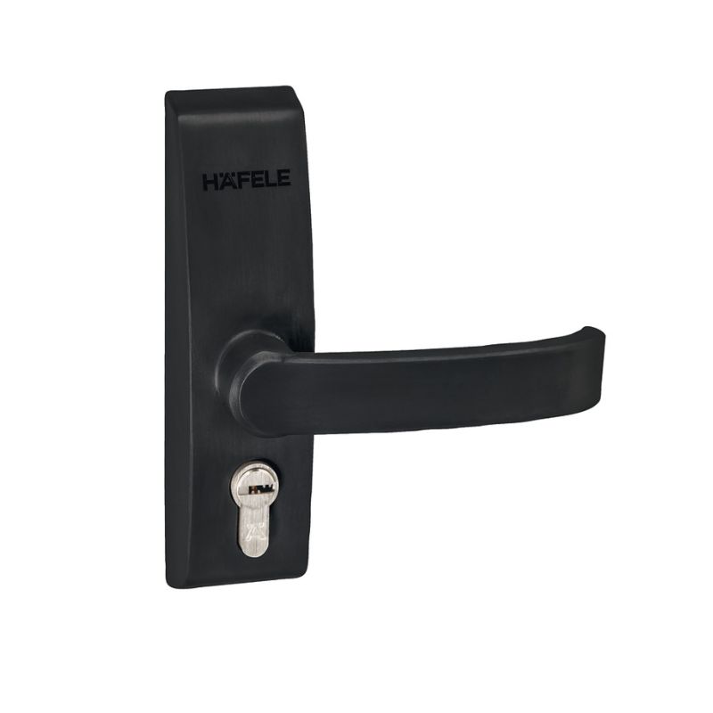 Tay Nắm Gạt Mặt Ngoài Màu Đen Hafele 901.02.781