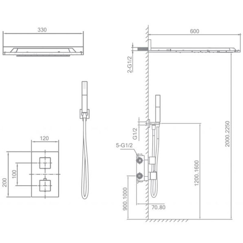 Sen tắm đứng nóng lạnh EUROKING EU-1460700