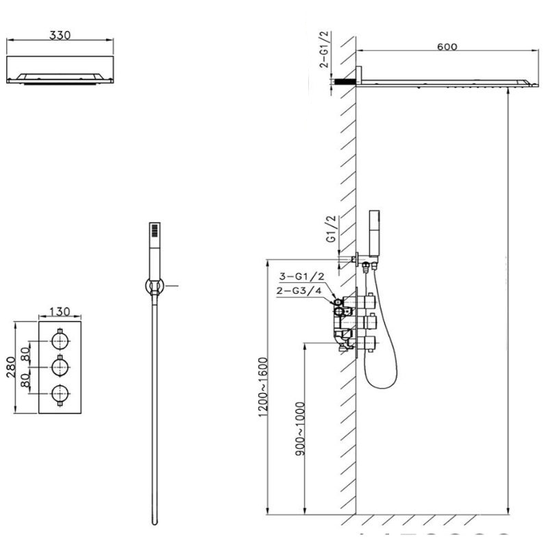 Sen tắm đứng nóng lạnh EUROKING EU-1450900
