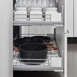 Rổ bát đĩa cho ngăn kéo dưới Hafele 545.14.936, 600mm