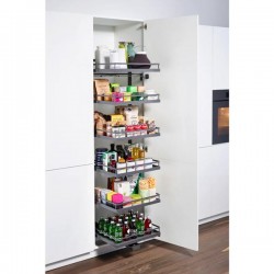 Kệ đựng thực phẩm 5 tầng Kesseböhmer Tandem Solo Hafele 549.77.494