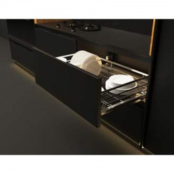 Bộ rổ chén đĩa CAPPELLA Cucina 549.08.207 mạ chrome