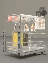 Bộ rổ dao thớt, chai lọ SONATA Cucina 549.20.015 Inox 304