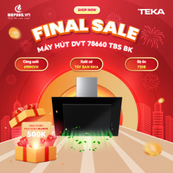 Máy hút mùi áp tường Teka DVT 78660 TBS BK 112930041