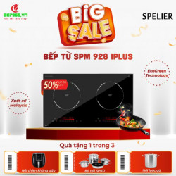 Bếp từ đôi Spelier SPM – 928I PLUS SNOW lắp âm