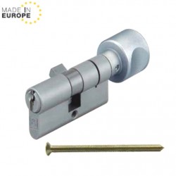 Ruột khóa 1 đầu chìa, 1 đầu vặn Hafele 916.06.716, 101mm Đồng thau 