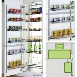 Tủ kho inox, cánh mở Eurogold EKC14660