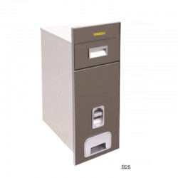 Thùng gạo mặt gương nút nhấn Eurogold GB250S